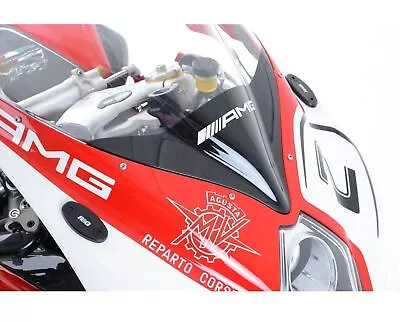 R&G Mirror Blanking Plates Black (Pair) MV Agusta F4 2010 - 2018 • $54.53