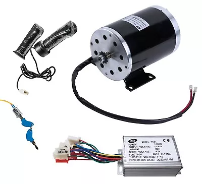 1000 W 48V Electric Scooter Motor Kit W BASE+control Box Key Lock & Throttle • $132.86