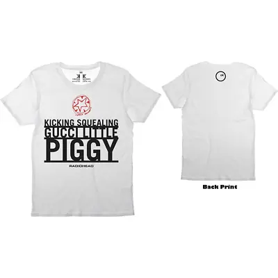 $47.99 • Buy Radiohead - Gucci Piggy Organic White Shirt