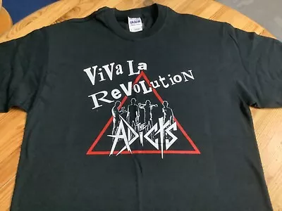 THE ADICTS - Viva La Revolution T Shirt Size Medium Punk Rock Oi! UK82 Exploited • $16.02