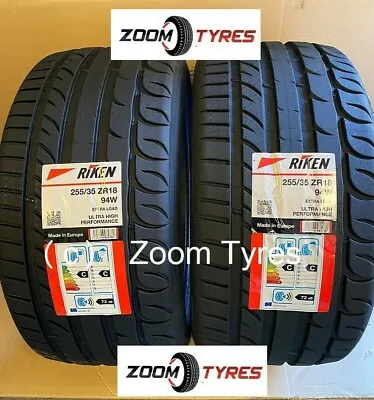 Bmw M Sport 255 35 18 E46 E90 E91 E92 E92 Rear Tyres Not Run Flat Michelin Made • $273.68