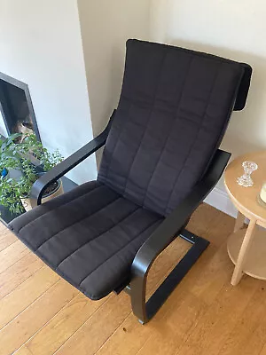 Ikea Poang Chair Black Cushion • £25