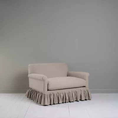 NiX Living - Curtain Call Loveseat Sofa - Upholstered In Linen Pearl Grey • £2516.50