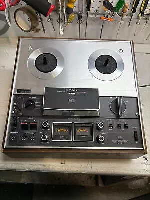 Vintage Sony Three Head Reel-to-Reel Stereo Tape Recorder Model TC-377 • $145