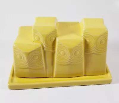 West Elm Retro Owl Ceramic Butter Dish • $17.50