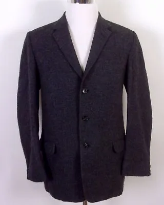 Vintage EUC Kevin & Howlin Ltd. Dublin Donegal Tweed Blazer Ireland Gray 40 S • $71.99