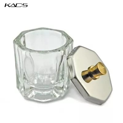 KADS Eight Feet Crystal Glass Dappen Dish Lid Bowl Cup Nail Art Tools Mini Bowl • $4.58