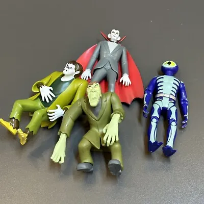 4Pcs Scooby-Doo Mystery Solving Crew Dracula Skeleton Wolfman Action Figure • $18.99