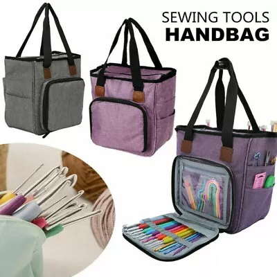 Storage Bag Large Capacity Oxford Cloth Portable Sewing Needle Storage Box Totes • $53.31