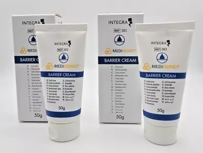 Medihoney Barrier Cream 50g X 2 - Double Protection With Natural Manuka Honey • £16.49