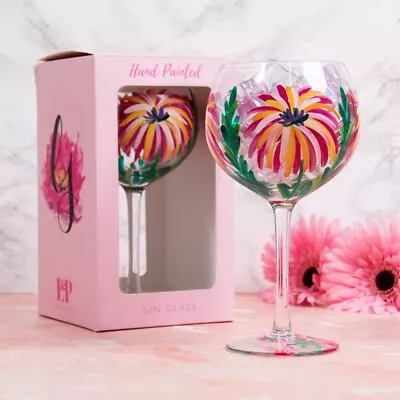 Lynsey Johnstone Hand Painted Gin Glasses Copa Cocktail Balloon Gin Tonic Glass • £11.50