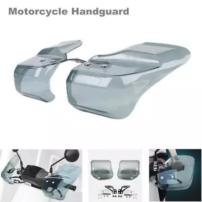 Motorcycle Hand Guard Windshield Wind Cold Protection Shield Kit Front Handlebar • $34.99