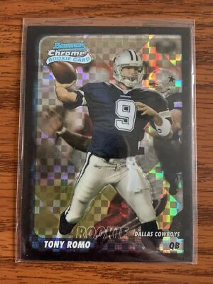 $300 • Buy TONY ROMO Bowman Chrome Rookie Card - Dallas Cowboys