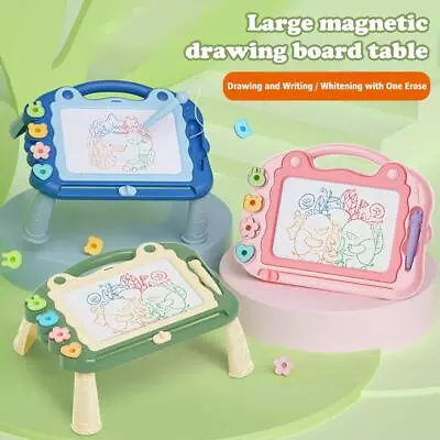 Kids Drawing Board Magnetic Writing Sketch Pad Erasable Magna Doodle Toys • $13.25