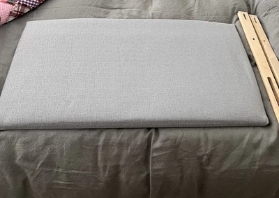 £10 • Buy Single Size Grey Fabric Headboard
