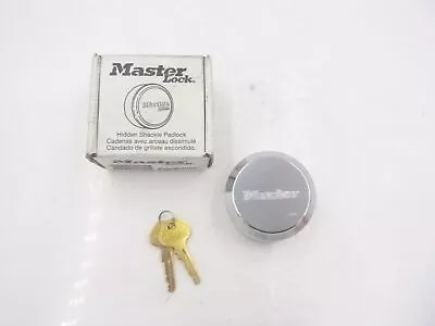 Master Lock Pro Series Hidden Shackle Round Padlock 6271KA • $27.99