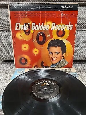 Elvis Presley - Elvis’ Golden Records Lp LSP1707E Vinyl 1964 US Rca Victor VG • $9.99