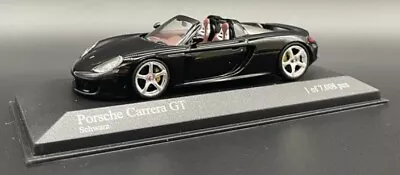 Minichamps 1/43 Porsche Carrera GT 2003 Black 400062631 • $44.99