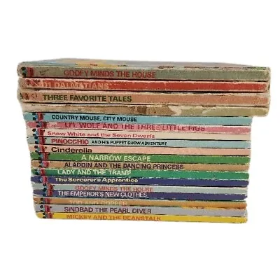 18 Vintage Walt Disney's WONDERFUL WORLD OF READING Children's Hardcover Books • $13.50