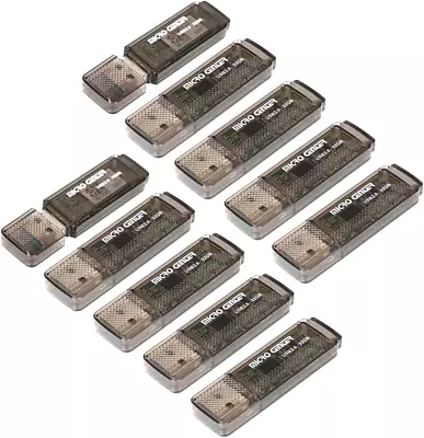 Micro Center Superspeed 10 Pack 32GB USB 3.0 Flash Drive Gum Size Memory Stick T • $55.99