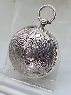 Antique Solid Silver Fusee Full Hunter London Pocket Watch Empty Case 1864  • £40