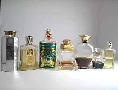 Vintage Perfume Bottles Marcel Rochas Paris Jeanne Arthes 4711 Cologne Yardley • $25