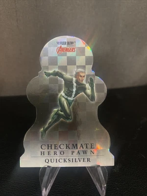 $5 • Buy 2022 Fleer Ultra Marvel Avengers Checkmate Hero Pawn Card #CP-6 Quicksilver
