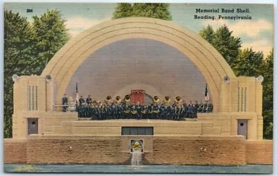 Postcard - Memorial Band Shell Reading Pennsylvania USA North America • $8.39