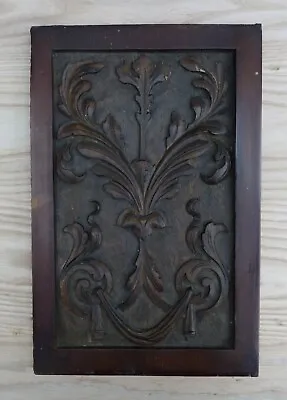 £50 • Buy Antique Carved Oak Panel