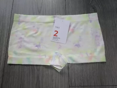 M&s Marks & Spencer Seamfree Short Knickers Age 12-14 Years • £3.50