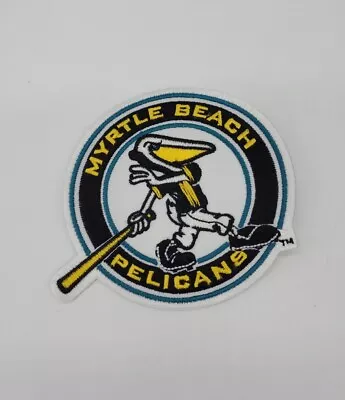 Vtg Myrtle Beach Pelicans Throwback MiLB Minor League Baseball Patch Iron On 4   • $9.99