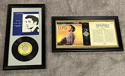 1956 Elvis Presley RCA EPA 992/3 Framed Picture Sleeves Sun Records Wall Art • $69.99