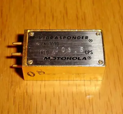 Motorola TLN6709B Vibrasponder FREQ 103.5 CPS • $9.99