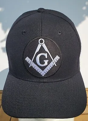 Freemasons Baseball Cap Masonic Symbol Adjustable Snapback Black  • $16.55