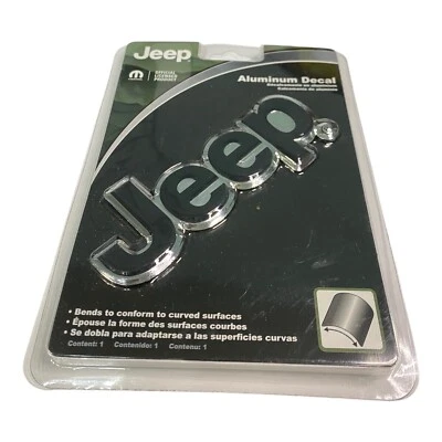 $19.99 • Buy Mopar Jeep Aluminum Decal