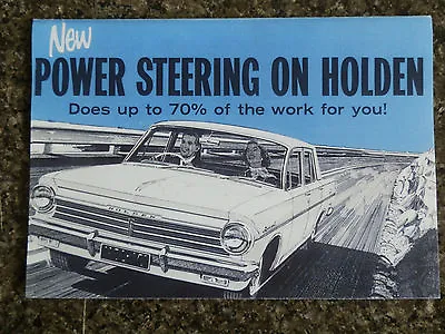 Holden Eh Power Steering  Brochure ''rare''  • $30