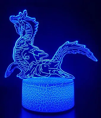 Monster Hunter Lagiacrus LED Lamp. Full Shop: Www.etsy.com/shop/KokotoVillage • $30