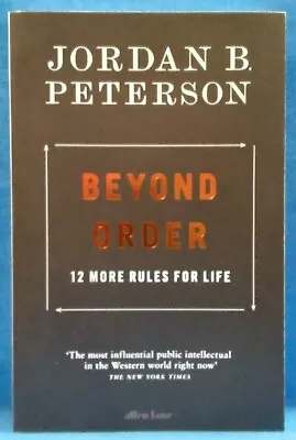 Beyond Order 12 More Rules For Life By Jordan B. Peterson (Paperback 2021) VW2 • $21