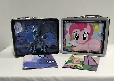 2015 My Little Pony Metal Lunch Boxes With Posters And 20 Random Cards • $67