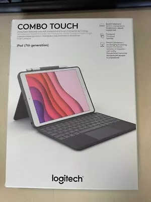 Logitech Combo Touch Keyboard Case / Trackpad For Ipad 7th Gen - New/unused • £70