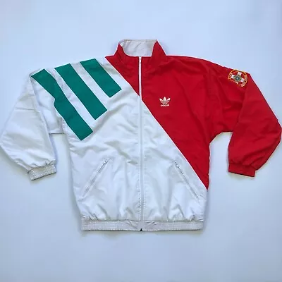 Vintage Suisse Adidas Jacket Olympic Games Switzerland CISM Equipe Rare Size L • $95