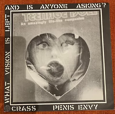 Crass Penis Envy Vinyl With Poster VG • £25