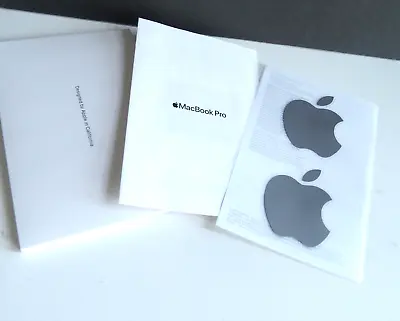 APPLE Logo Decals X2 Genuine MacBook Pro Authentic  Sticker Came W New MacBook • $8