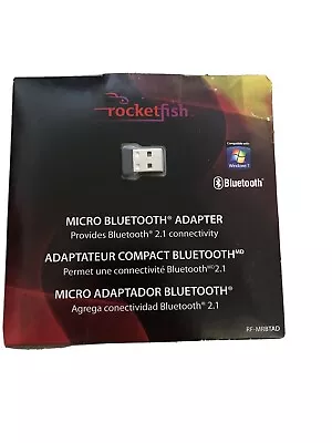 Rocketfish Bluetooth Micro Adapter Rf-mrbtad New In Package • $14