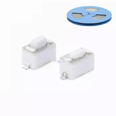 3x6x4.3mm 3x6x5mm Tact Switch Micro Switch Push Button Switch SMT SMD White • $3.65