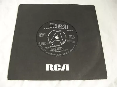 DAVID BOWIE ALABAMA SONG / SPACE ODDITY 1st UK PRESS RARE 'A' LABEL DEMO / PROMO • £69.99