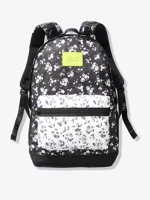 Victoria's Secret Backpack Campus Floral Black And White Limited Edition New • $54.50