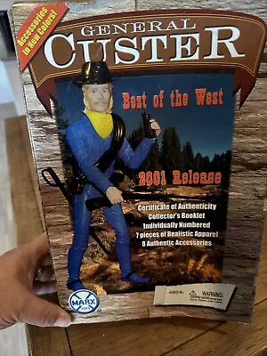 Vintage Best Of The West General Custer Action Figure With Box 2001 Release Y2K  • $89.99