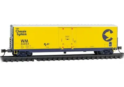 Micro Trains N Scale ~ Western Maryland Chessie System ~ 50' Box Car ~ 18100310 • $26.23