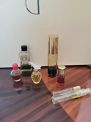 Vintage Mixed Lot Of 5 Perfume Miniature And Sample. • $12.50